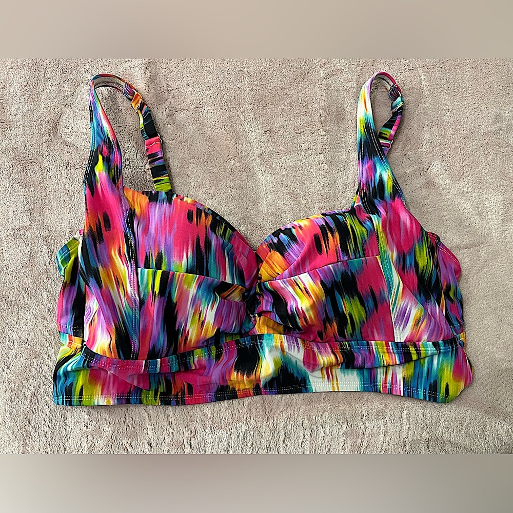 Torrid colorful bikini top